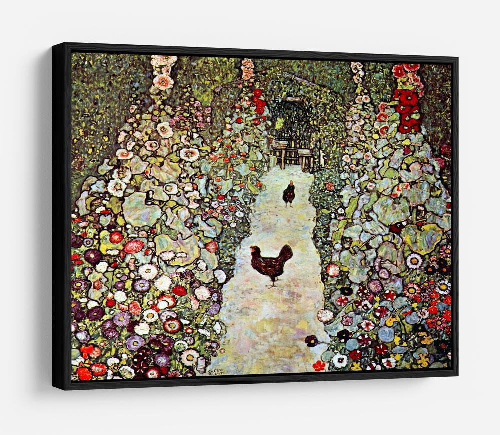 Garden Path with Chickens by Klimt HD Metal Print