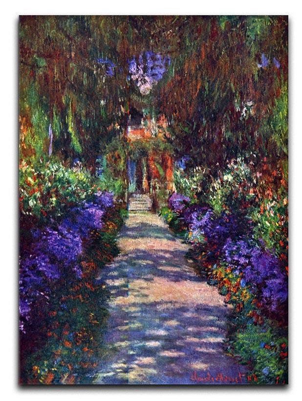 Garden at Giverny by Monet Canvas Print & Poster  - Canvas Art Rocks - 1