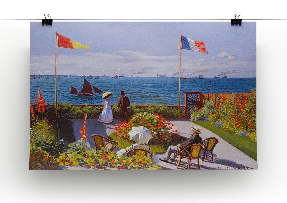 Garden at Sainte Adresse 2 by Monet Canvas Print & Poster - Canvas Art Rocks - 2