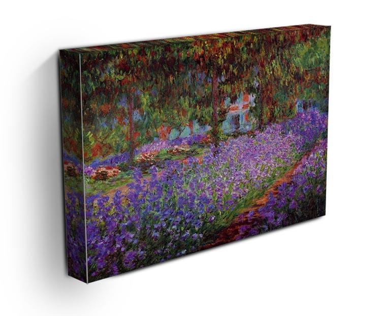 Garden in Giverny by Monet Canvas Print & Poster - Canvas Art Rocks - 3