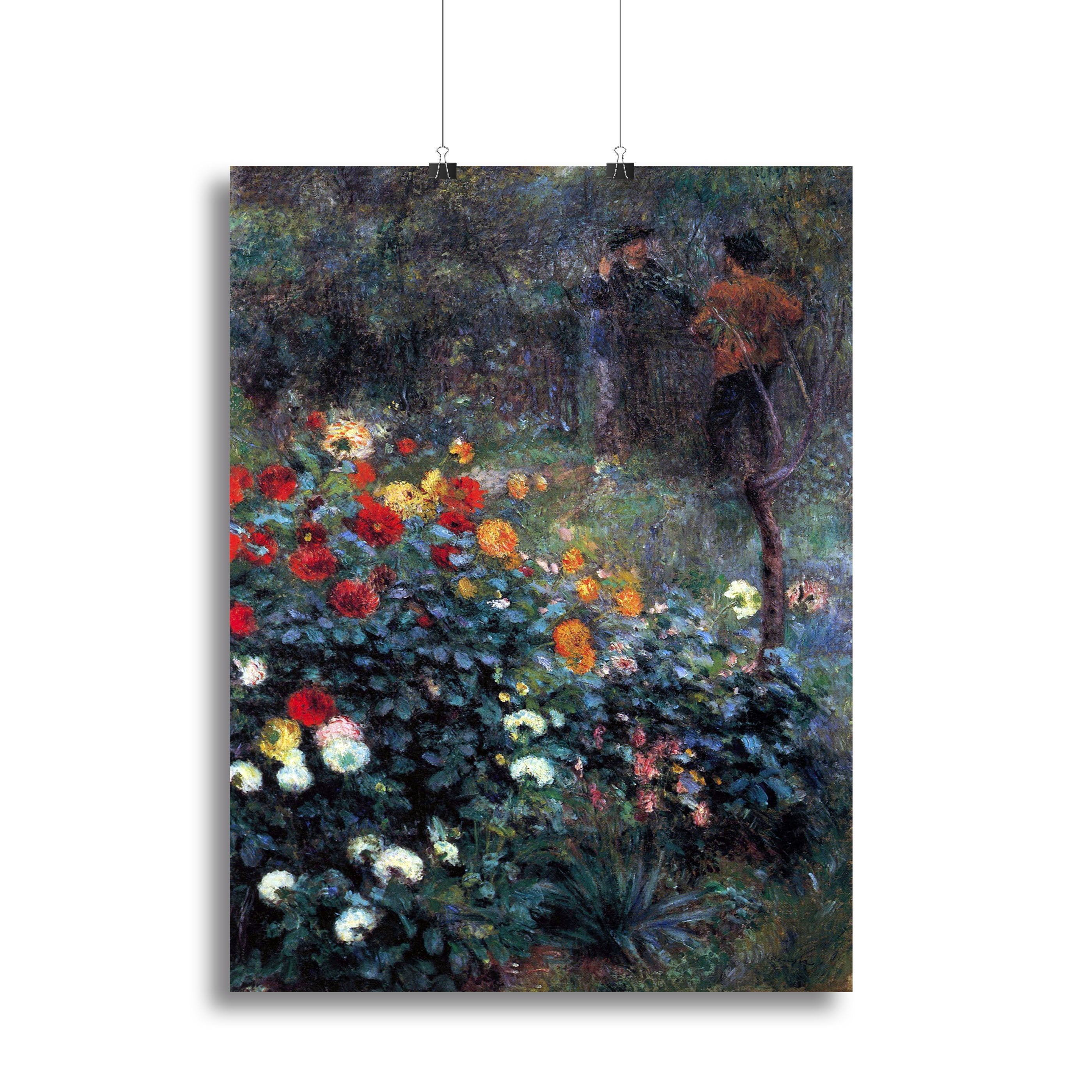 Garden in the street Cortot Montmartre by Renoir Canvas Print or Poster