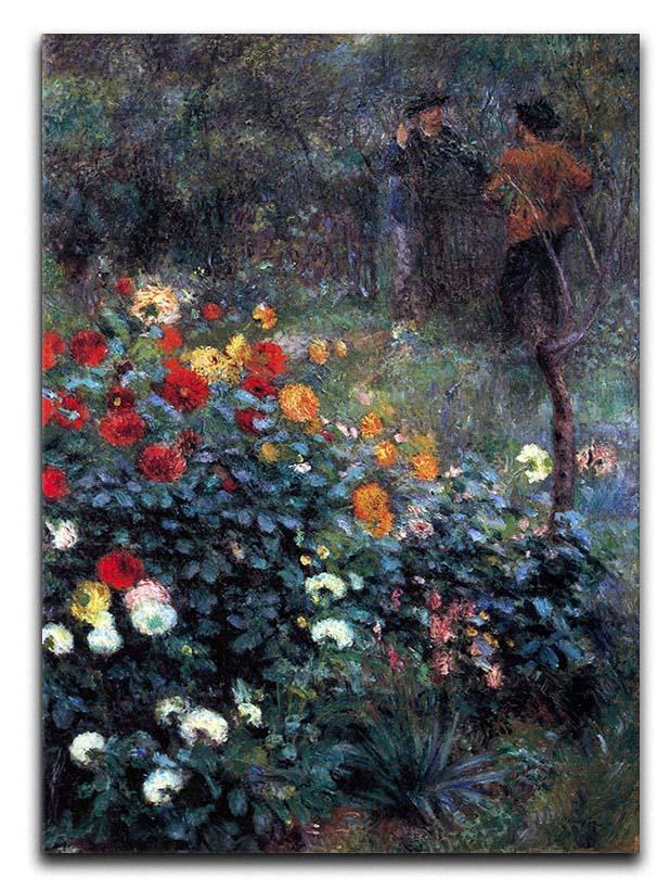 Garden in the street Cortot Montmartre by Renoir Canvas Print or Poster  - Canvas Art Rocks - 1