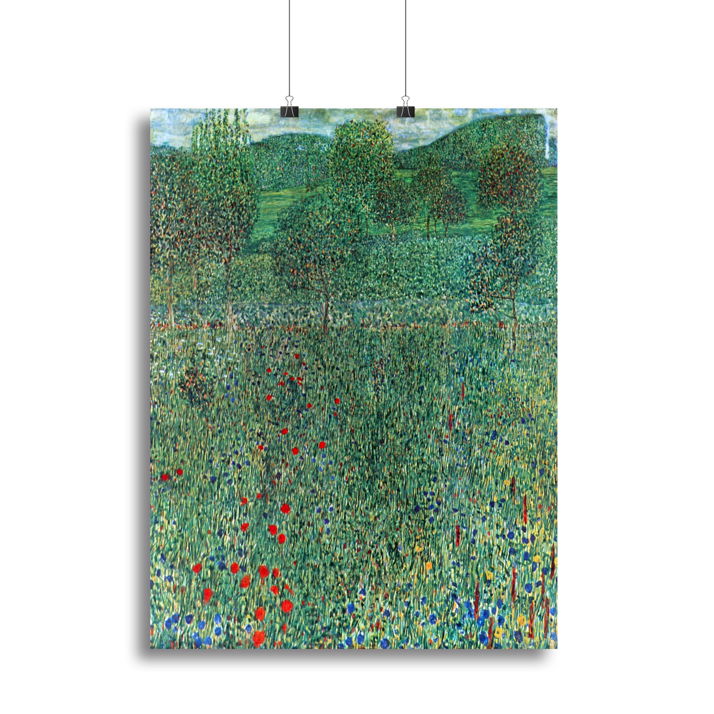 Garden landscape by Klimt Canvas Print or Poster
