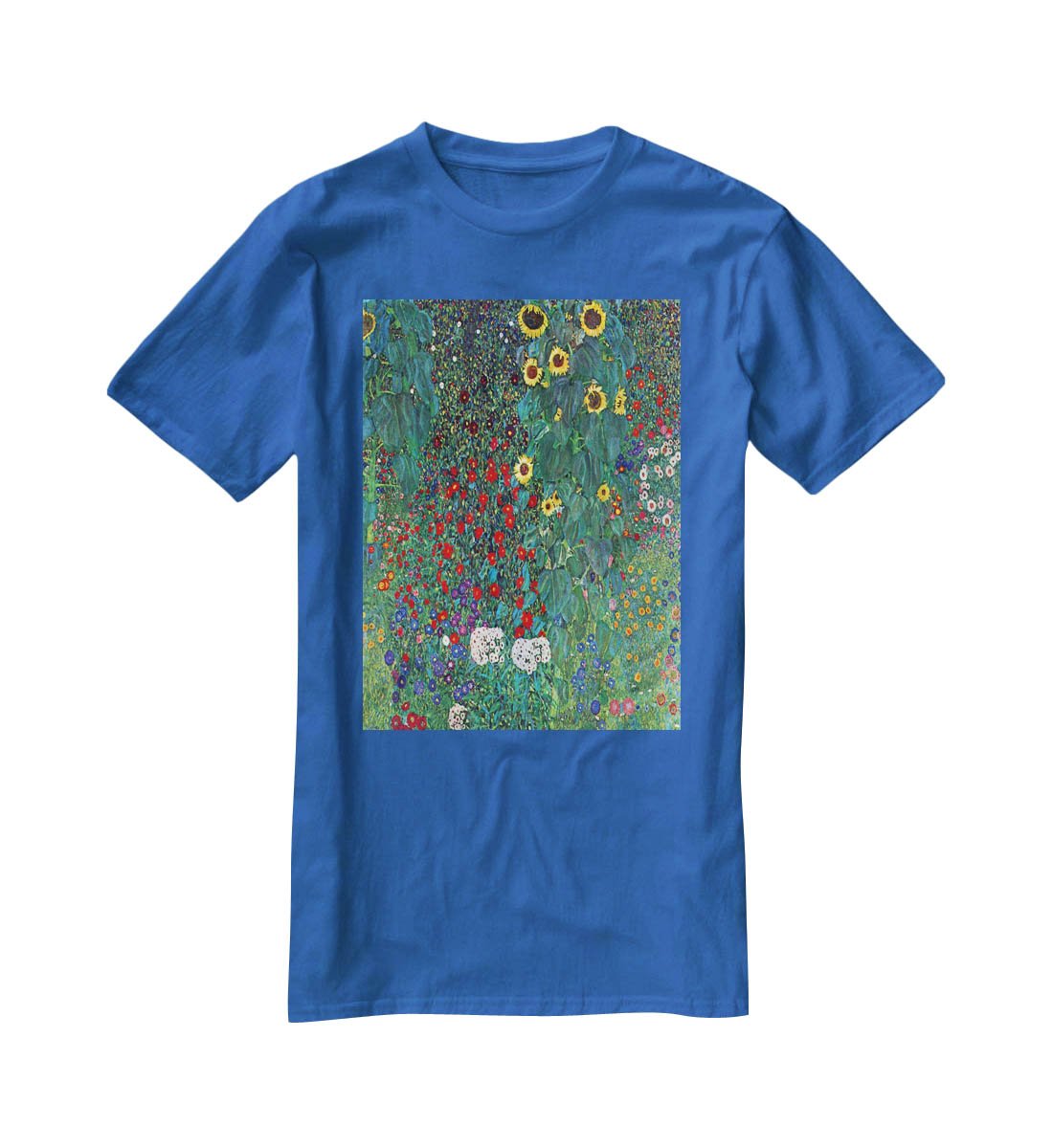 Garden with Crucifix 2 by Klimt T-Shirt - Canvas Art Rocks - 2