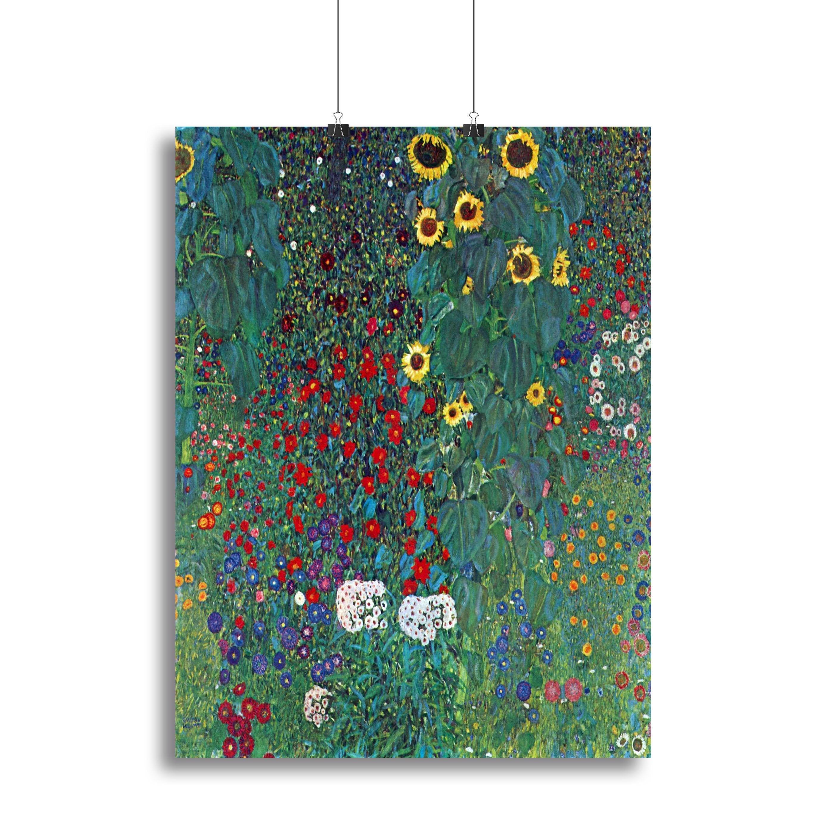 Garden with Crucifix 2 by Klimt Canvas Print or Poster