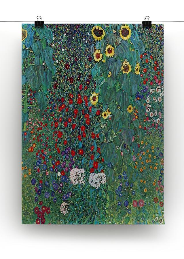 Garden with Crucifix 2 by Klimt Canvas Print or Poster - Canvas Art Rocks - 2
