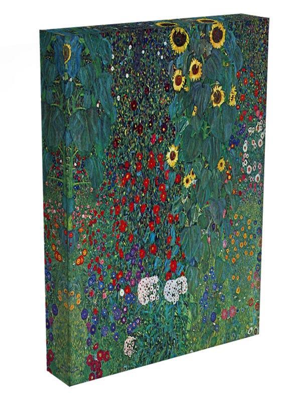 Garden with Crucifix 2 by Klimt Canvas Print or Poster - Canvas Art Rocks - 3