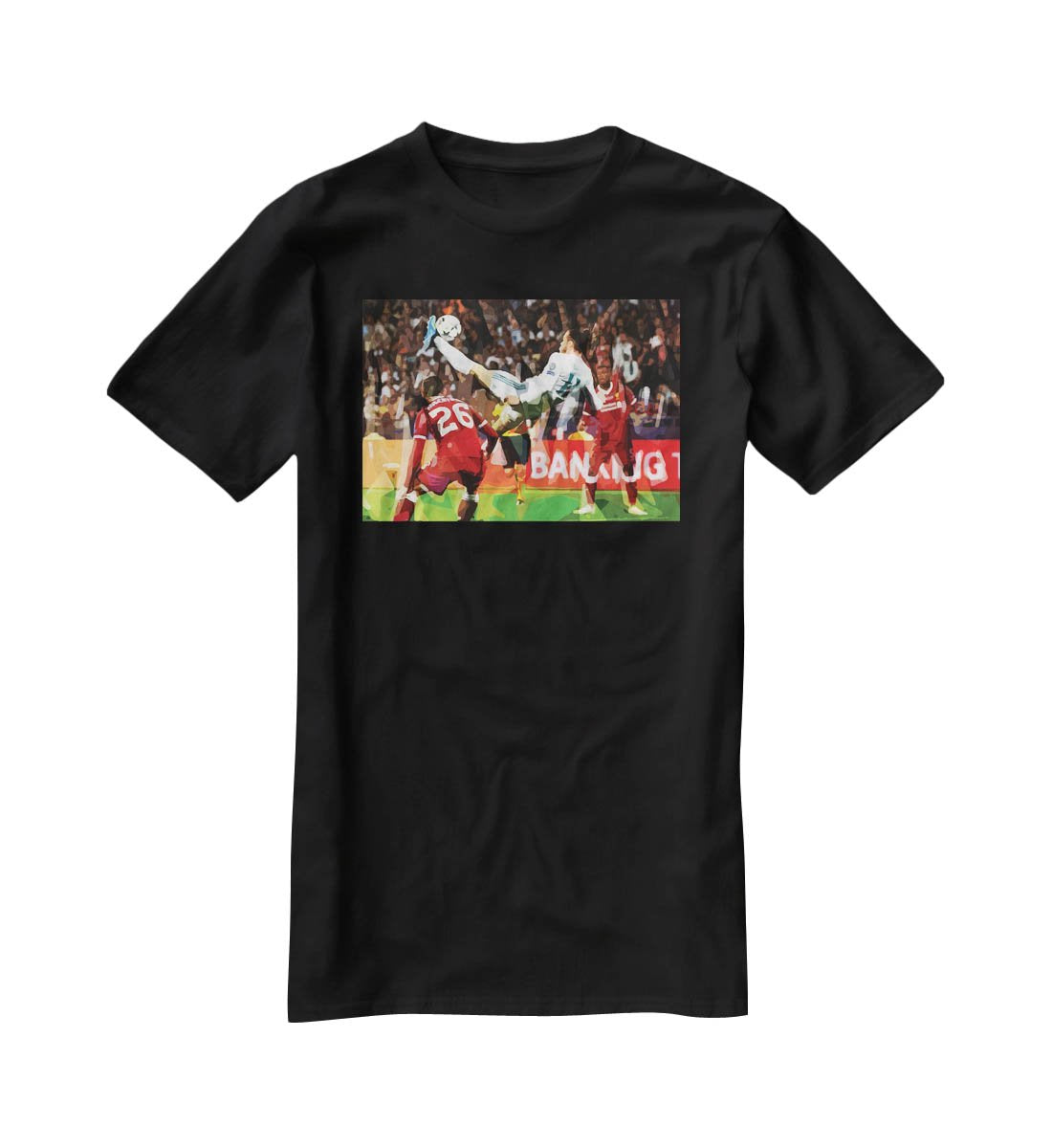 Gareth Bale Overhead Kick T-Shirt - Canvas Art Rocks - 1