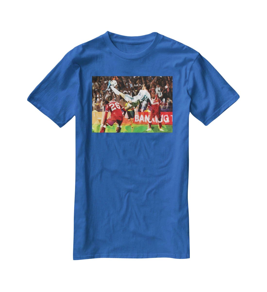 Gareth Bale Overhead Kick T-Shirt - Canvas Art Rocks - 2