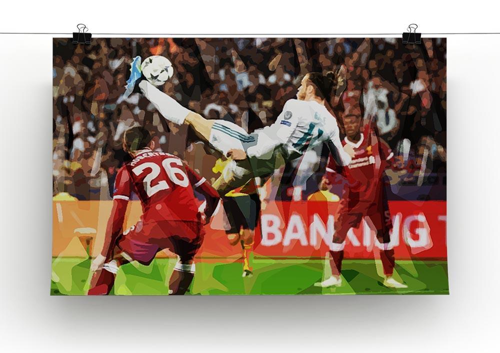 Gareth Bale Overhead Kick Canvas Print or Poster - Canvas Art Rocks - 2