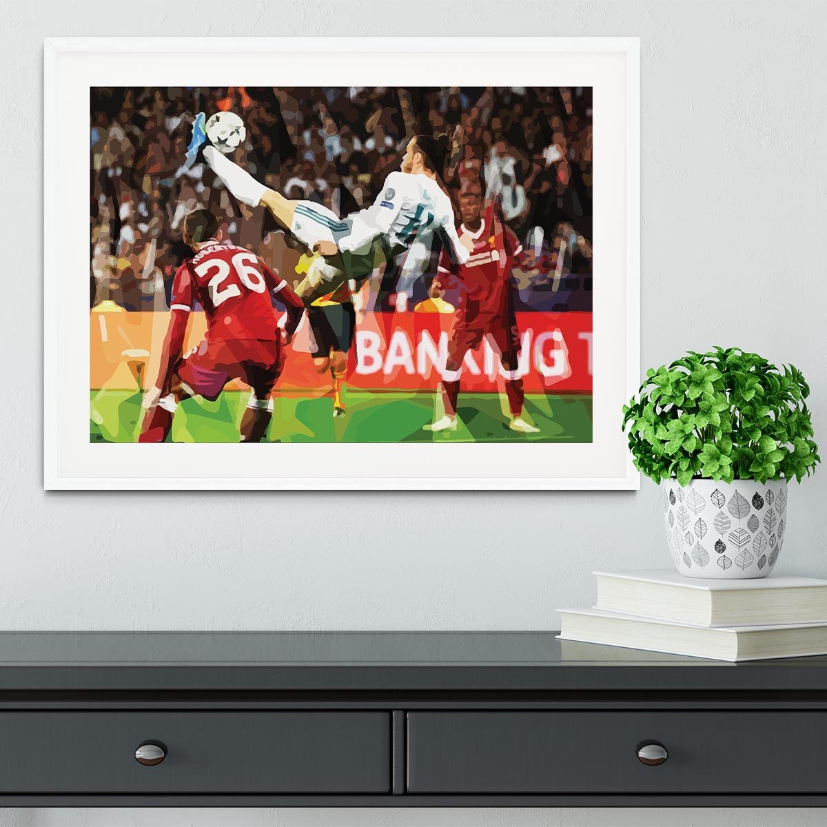 Gareth Bale Overhead Kick Framed Print - Canvas Art Rocks - 5