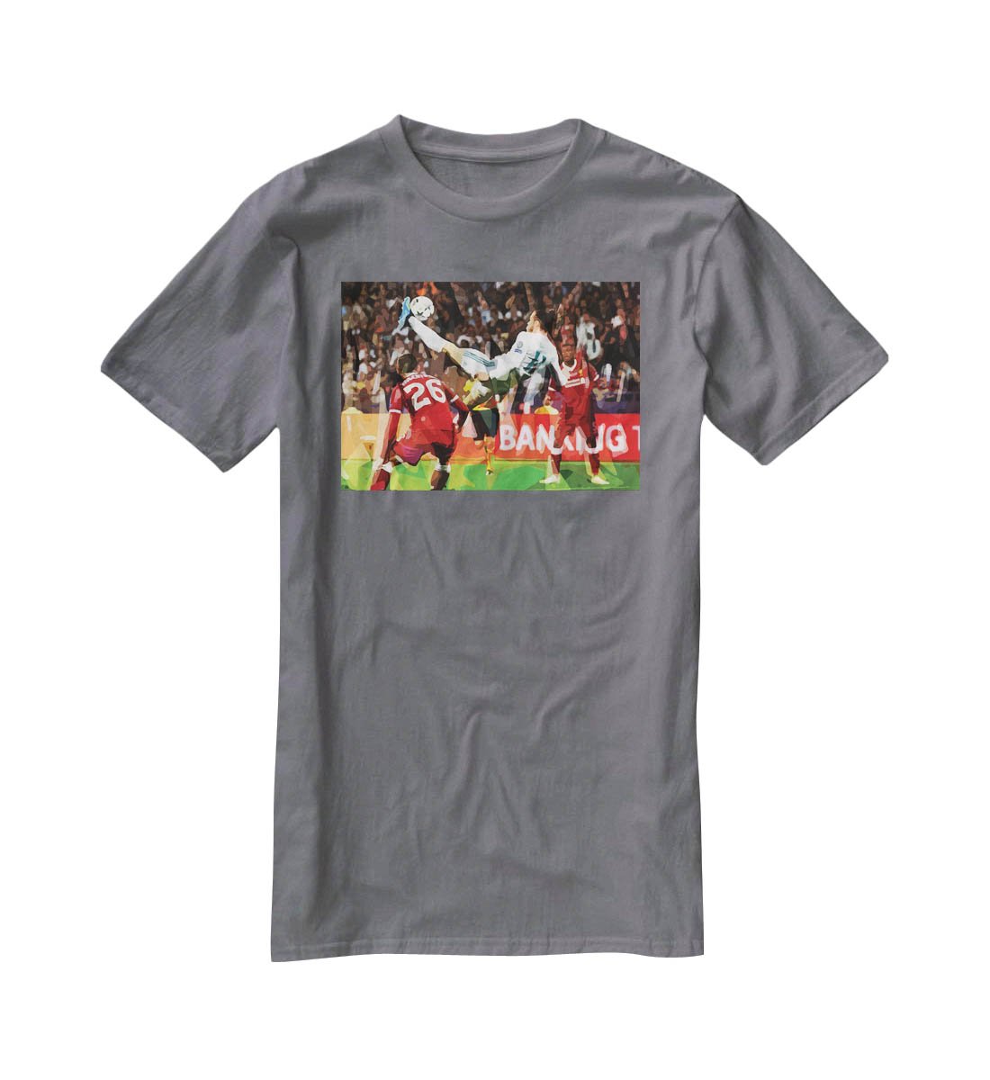 Gareth Bale Overhead Kick T-Shirt - Canvas Art Rocks - 3