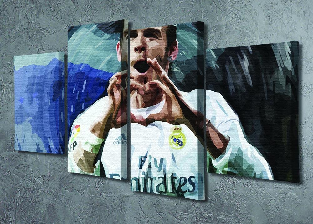 Gareth Bale Real Madrid 4 Split Panel Canvas - Canvas Art Rocks - 2