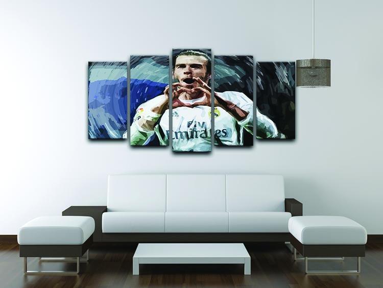 Gareth Bale Real Madrid 5 Split Panel Canvas - Canvas Art Rocks - 3