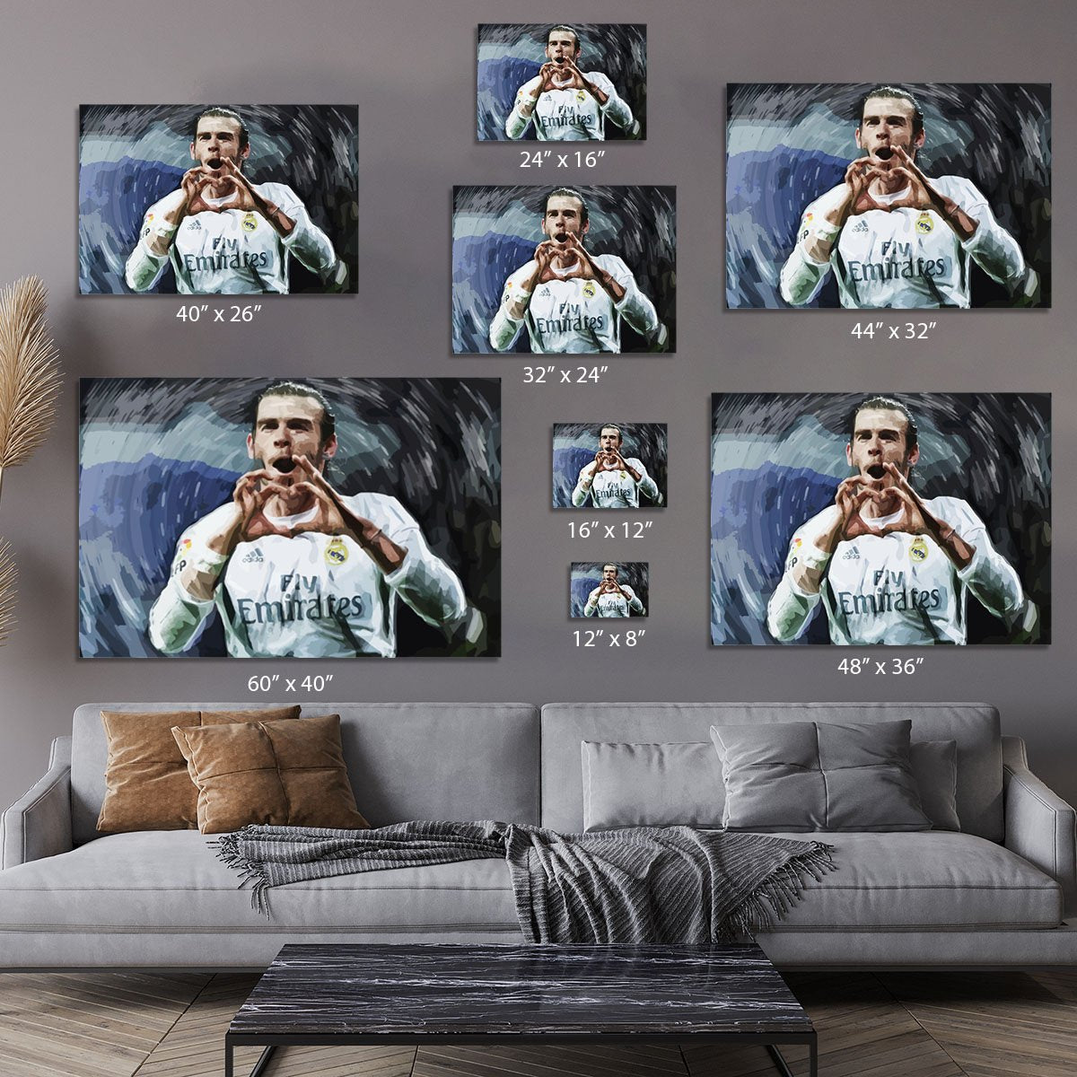 Gareth Bale Real Madrid Canvas Print or Poster