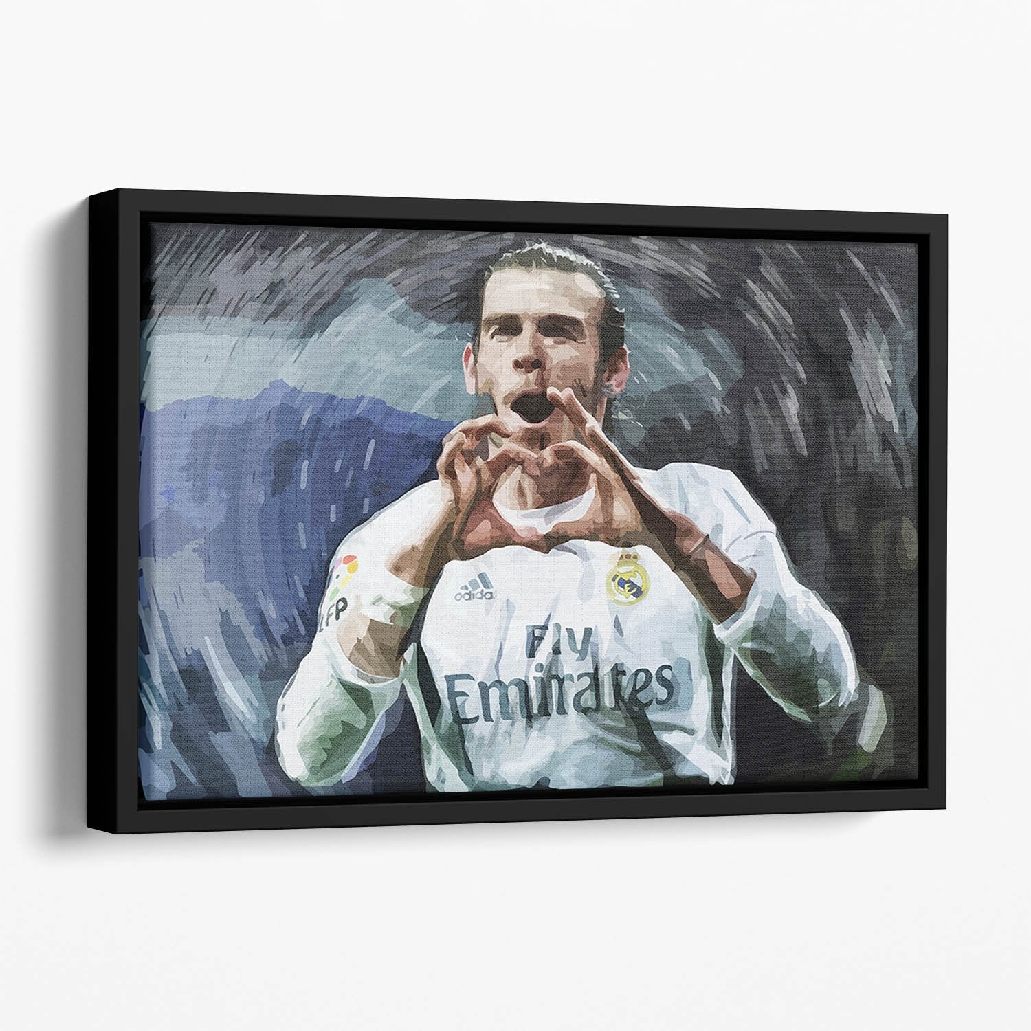 Gareth Bale Real Madrid Floating Framed Canvas
