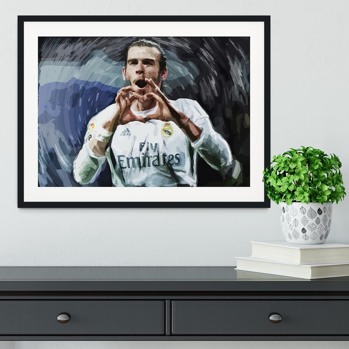 Gareth Bale Real Madrid Framed Print - Canvas Art Rocks - 1