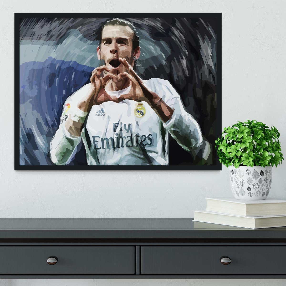 Gareth Bale Real Madrid Framed Print - Canvas Art Rocks - 2