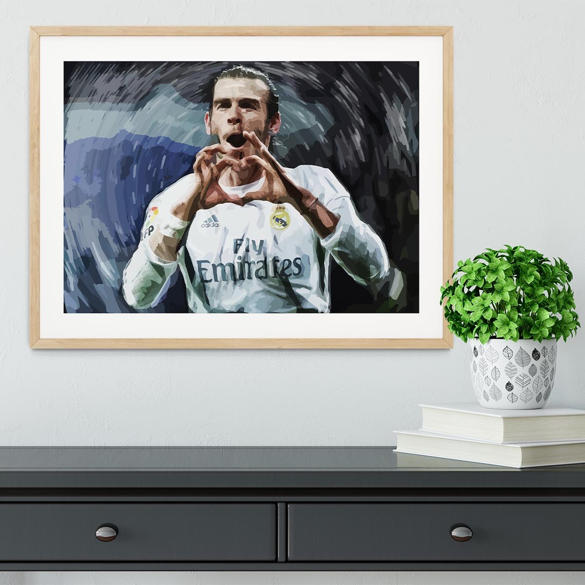 Gareth Bale Real Madrid Framed Print - Canvas Art Rocks - 3