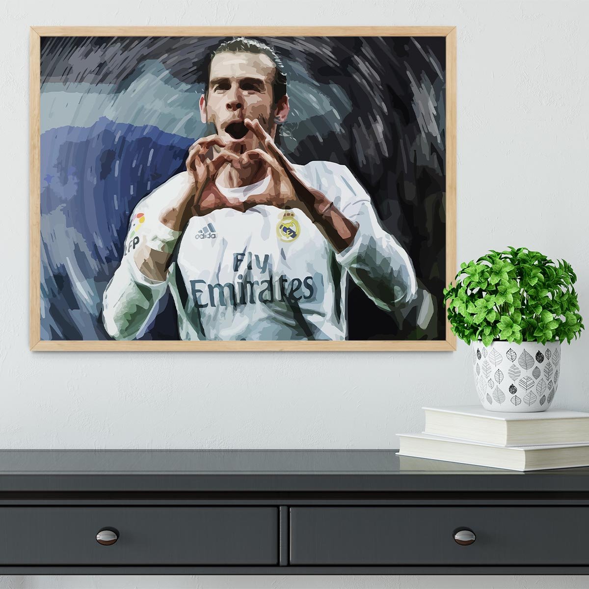 Gareth Bale Real Madrid Framed Print - Canvas Art Rocks - 4