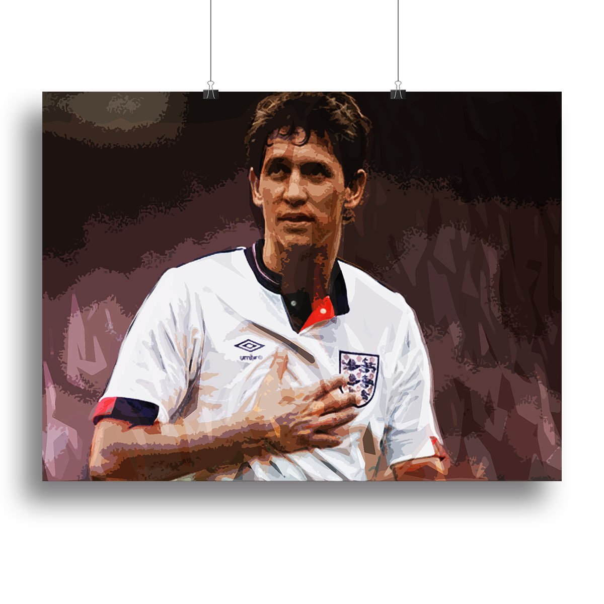 Gary Lineker England Canvas Print or Poster
