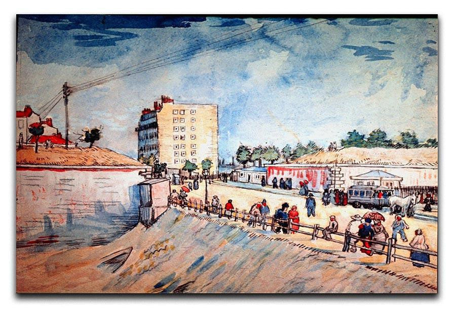 Gate in the Paris Ramparts by Van Gogh Canvas Print & Poster  - Canvas Art Rocks - 1