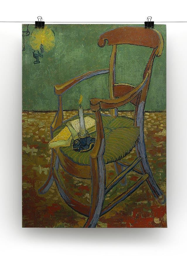 Gauguins chair by Van Gogh Canvas Print & Poster - Canvas Art Rocks - 2