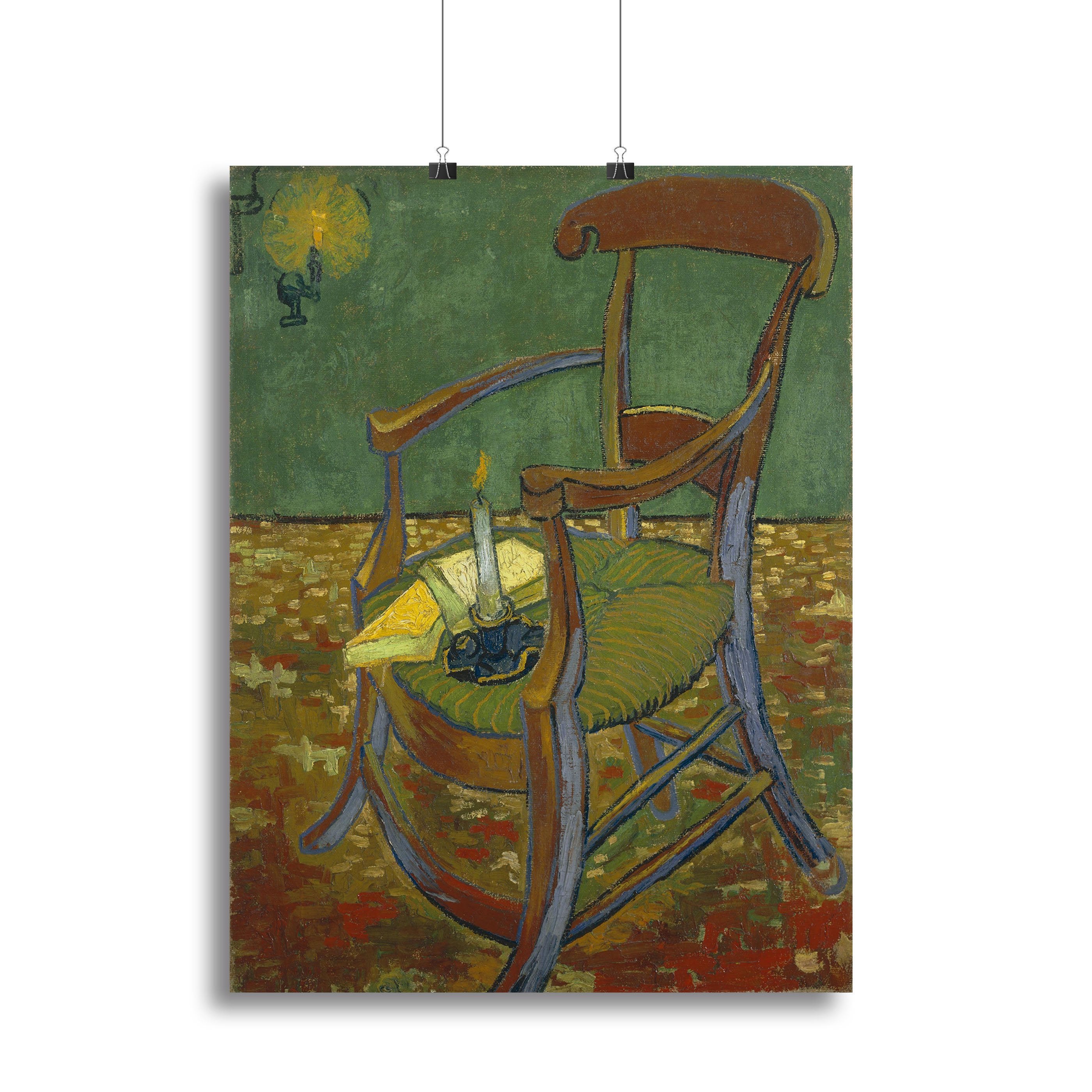 Gauguins chair by Van Gogh Canvas Print or Poster