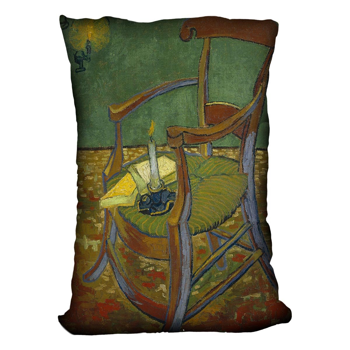 Gauguins chair by Van Gogh Throw Pillow