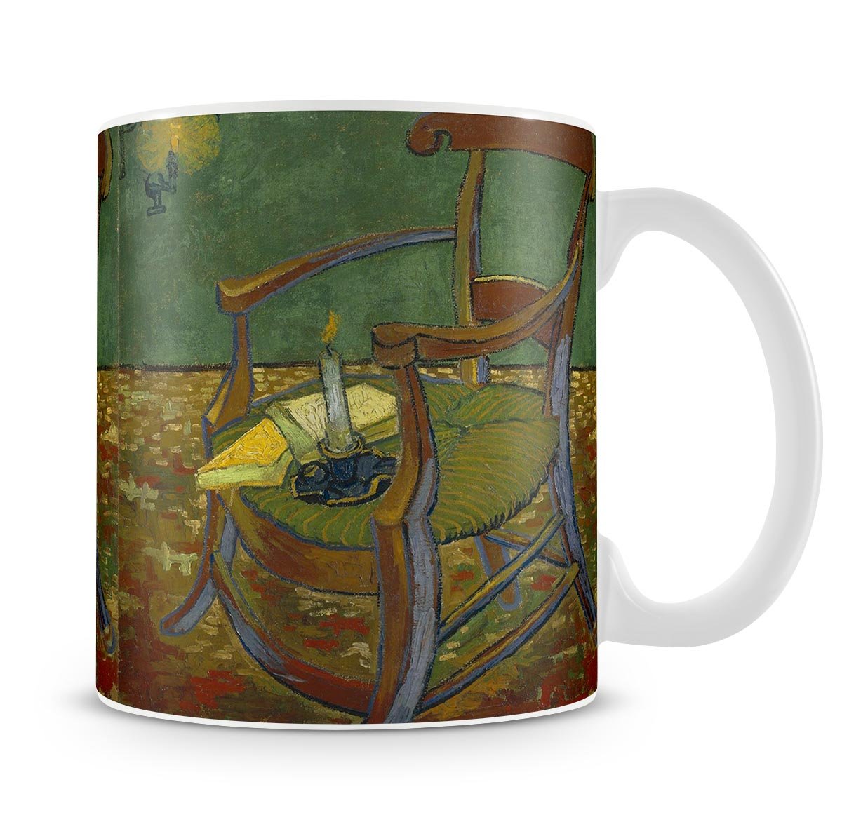 Gauguins chair by Van Gogh Mug - Canvas Art Rocks - 4