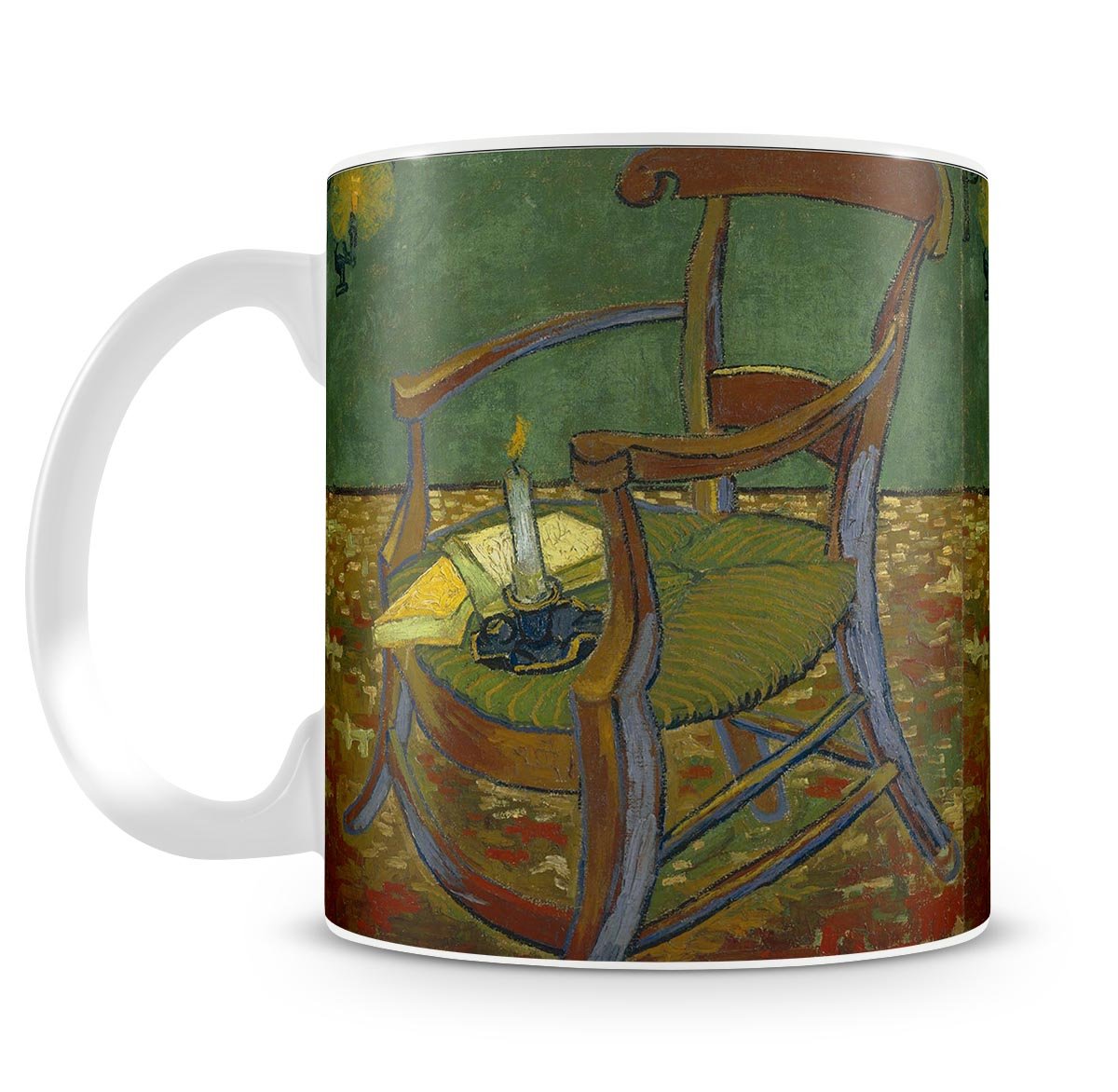 Gauguins chair by Van Gogh Mug - Canvas Art Rocks - 4