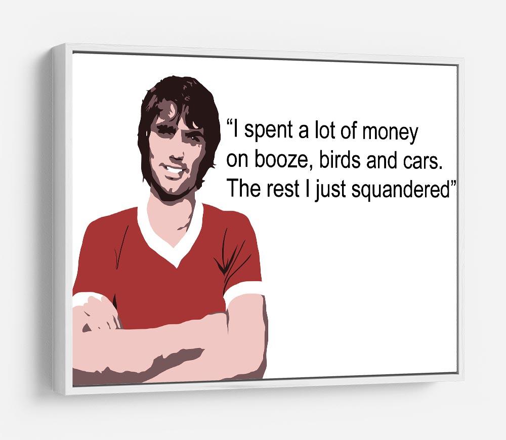 George Best Booze Birds and Cars HD Metal Print
