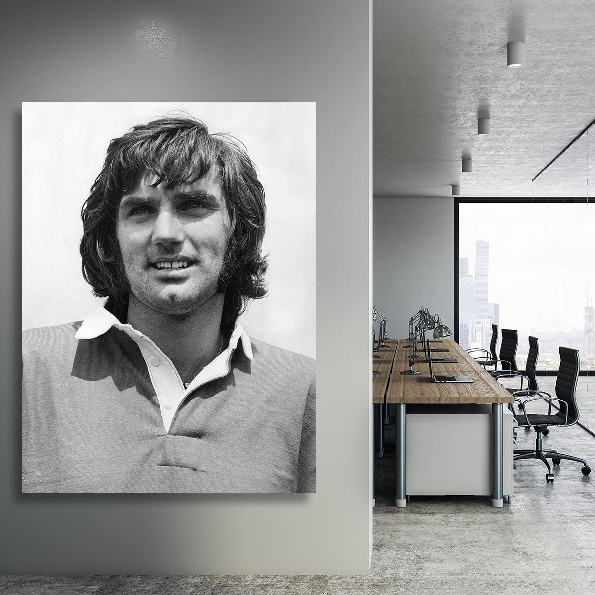 George Best Icon Canvas Print or Poster