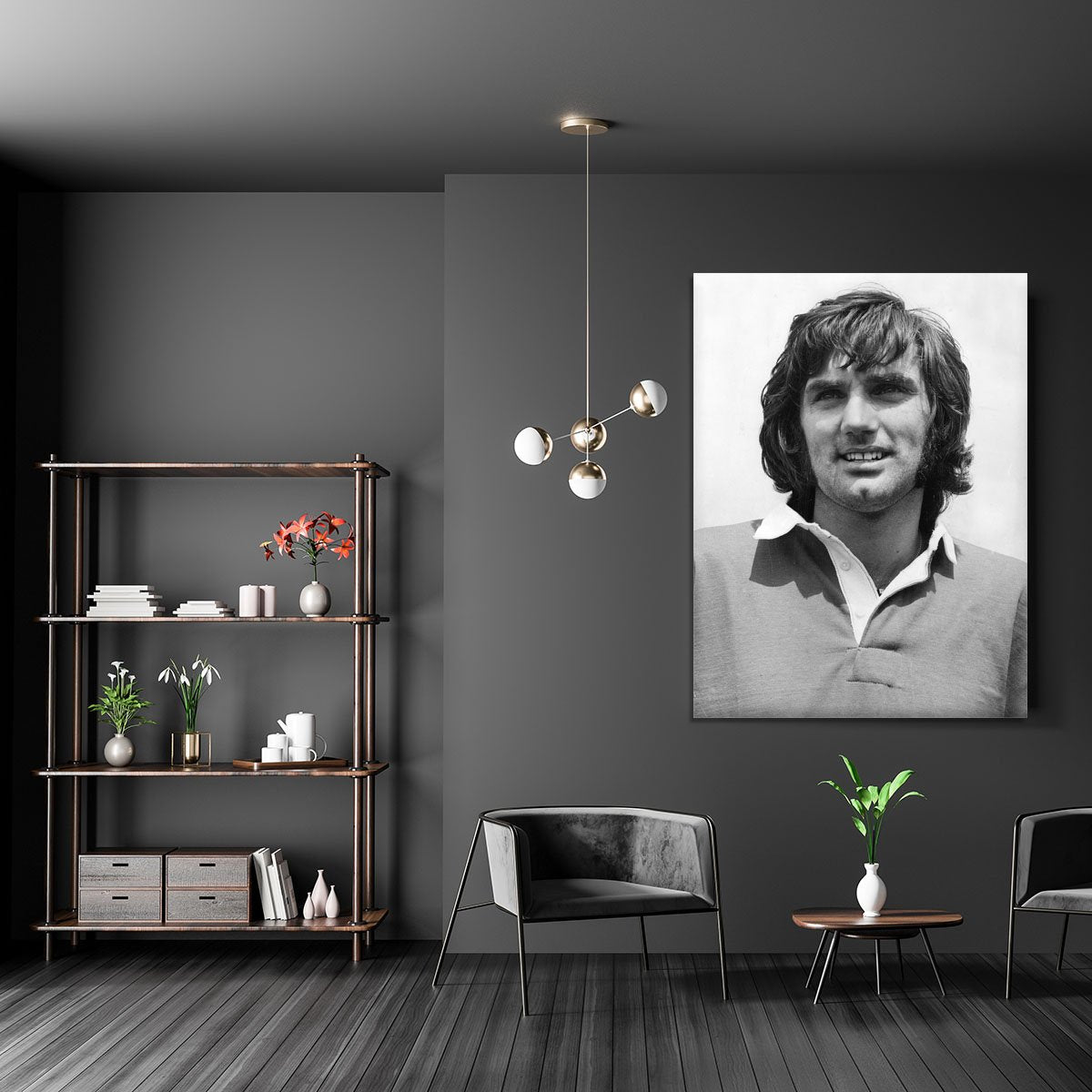 George Best Icon Canvas Print or Poster