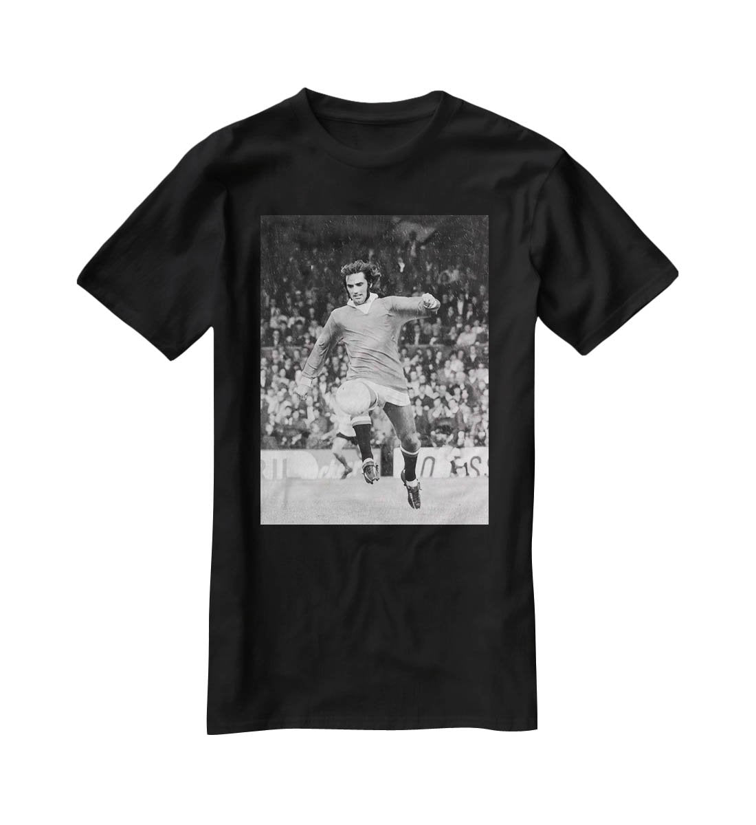 George Best Manchester United in 1971 T-Shirt - Canvas Art Rocks - 1