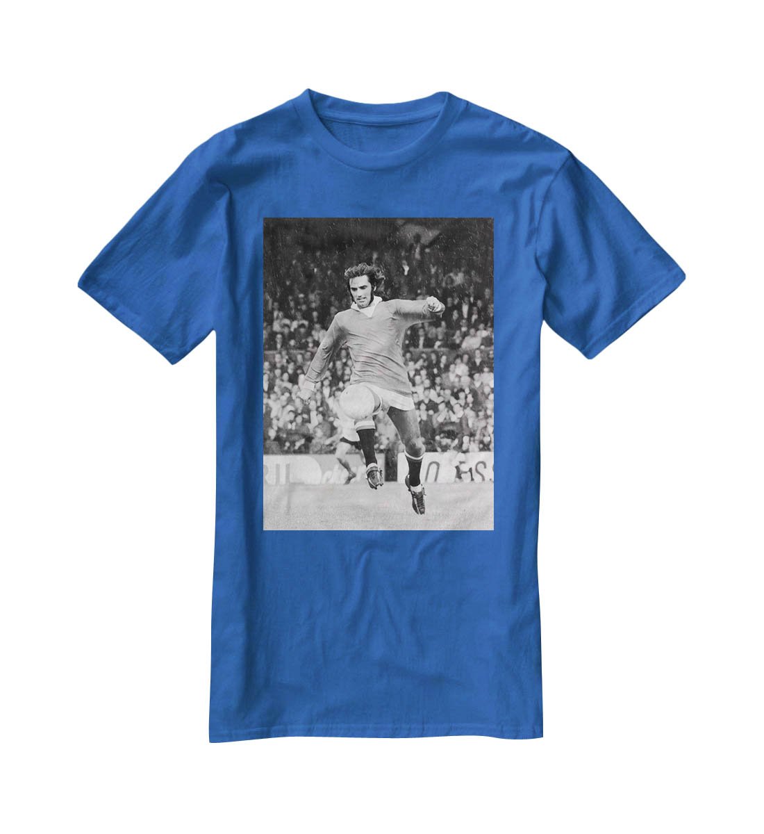 George Best Manchester United in 1971 T-Shirt - Canvas Art Rocks - 2