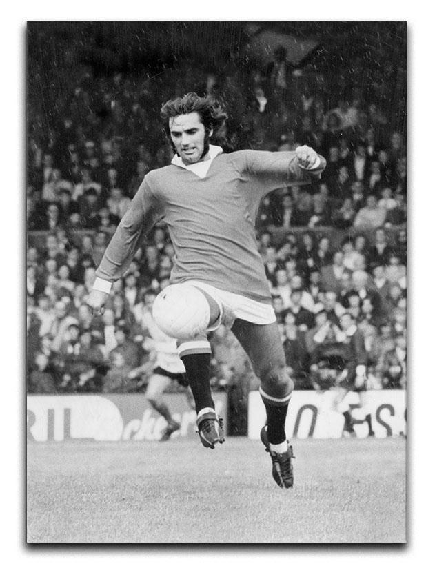 George Best Manchester United in 1971 Canvas Print or Poster  - Canvas Art Rocks - 1