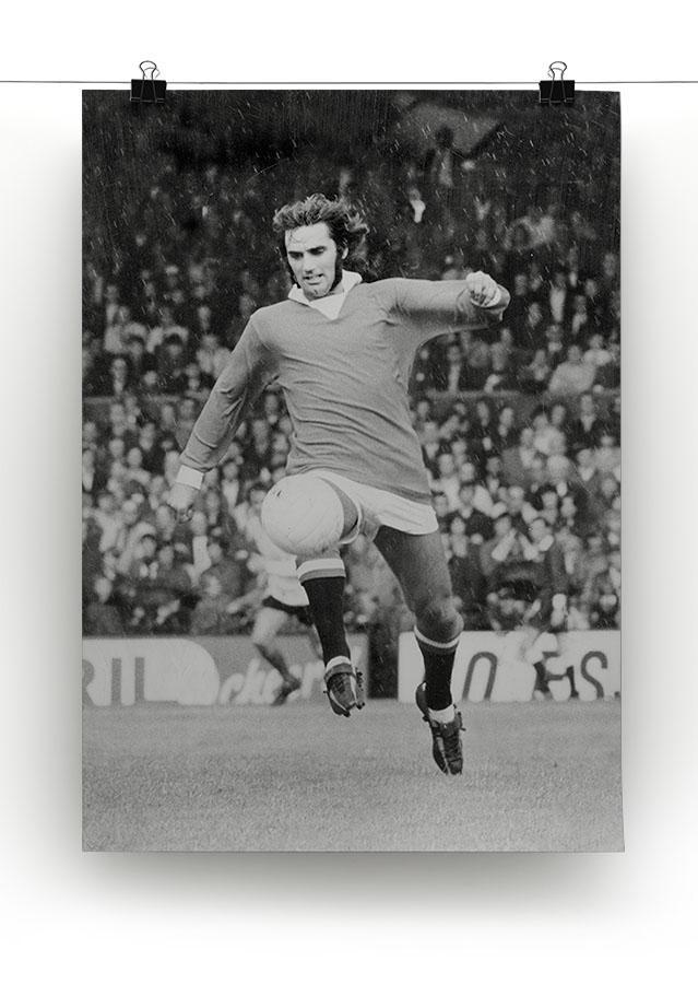 George Best Manchester United in 1971 Canvas Print or Poster - Canvas Art Rocks - 2