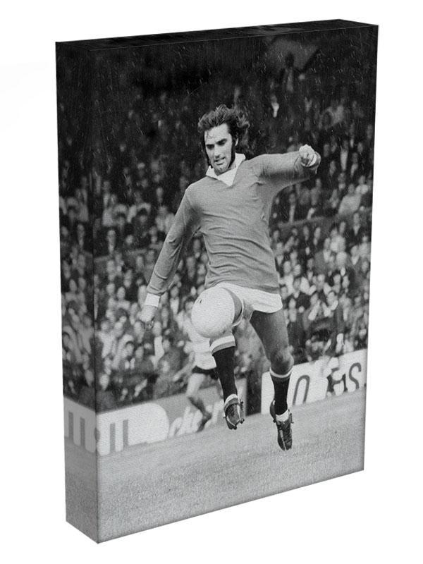 George Best Manchester United in 1971 Canvas Print or Poster - Canvas Art Rocks - 3
