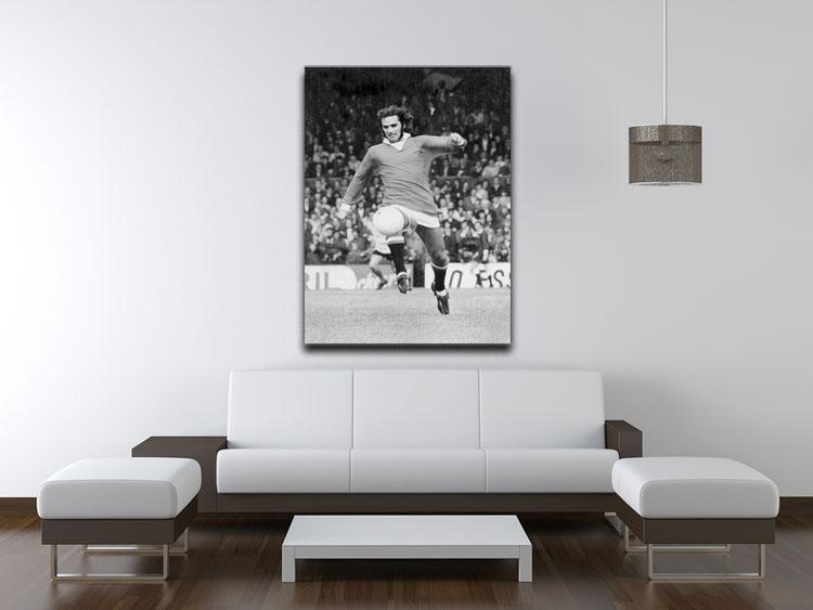George Best Manchester United in 1971 Canvas Print or Poster - Canvas Art Rocks - 4