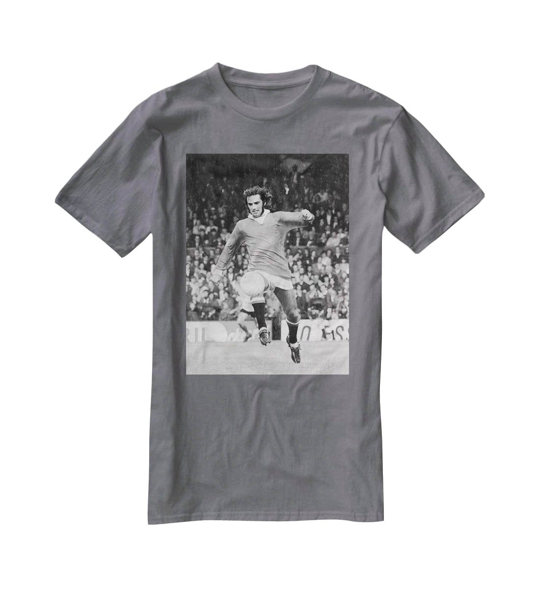 George Best Manchester United in 1971 T-Shirt - Canvas Art Rocks - 3