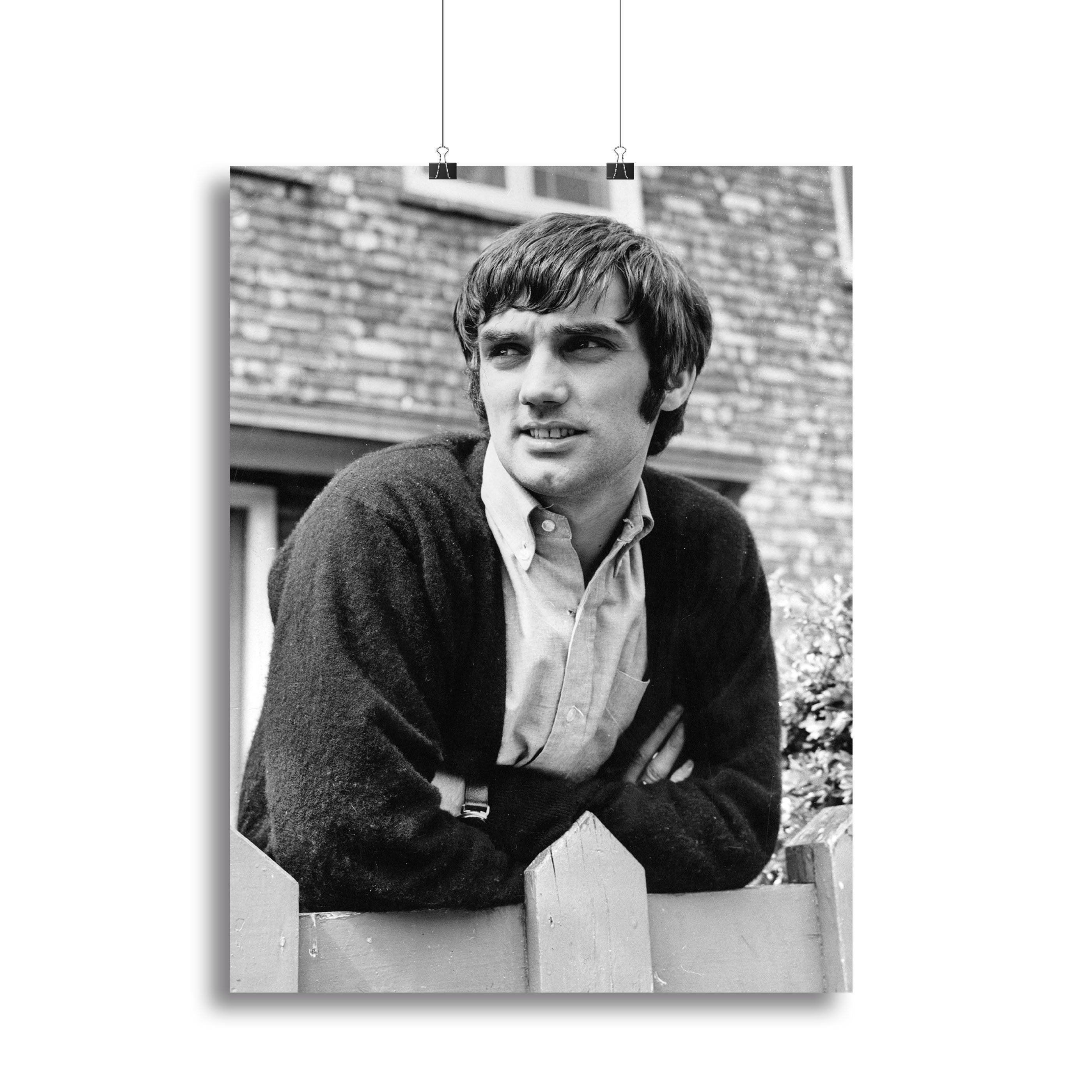 George Best in 1968 Canvas Print or Poster