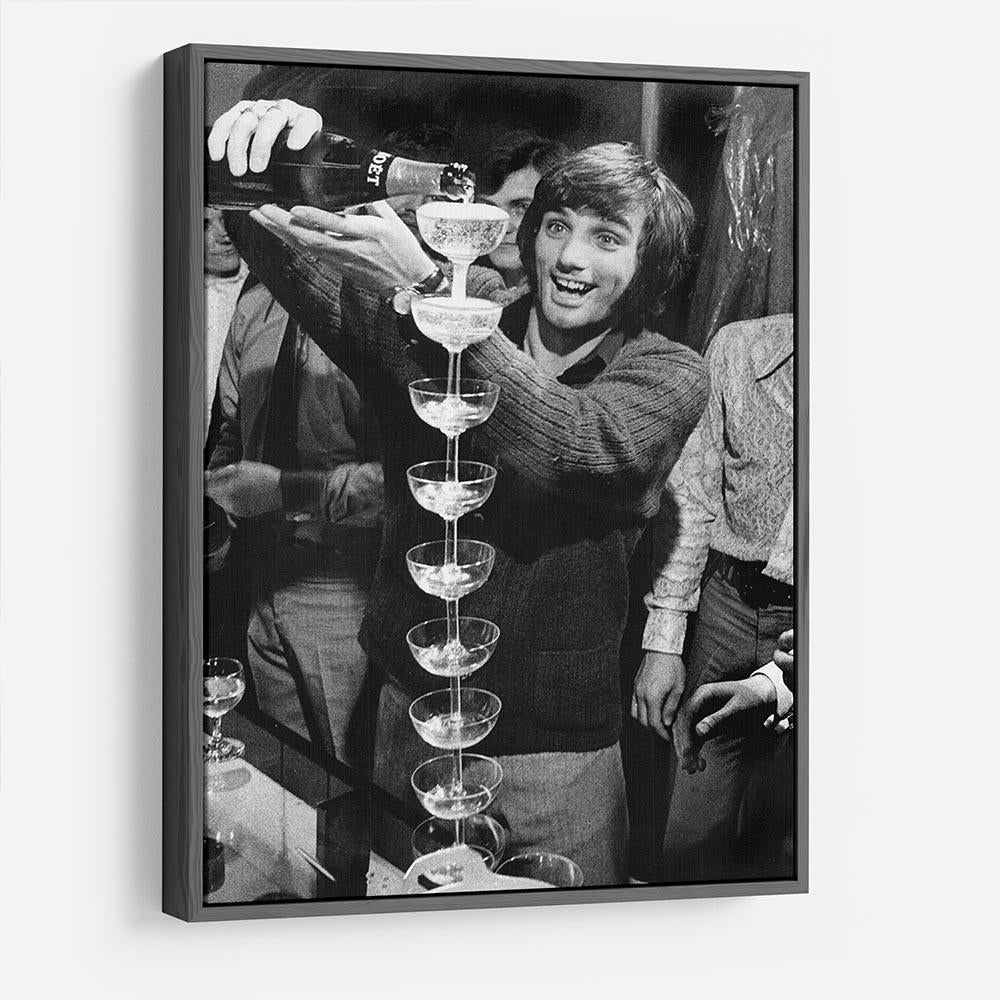George Best pouring champagne HD Metal Print