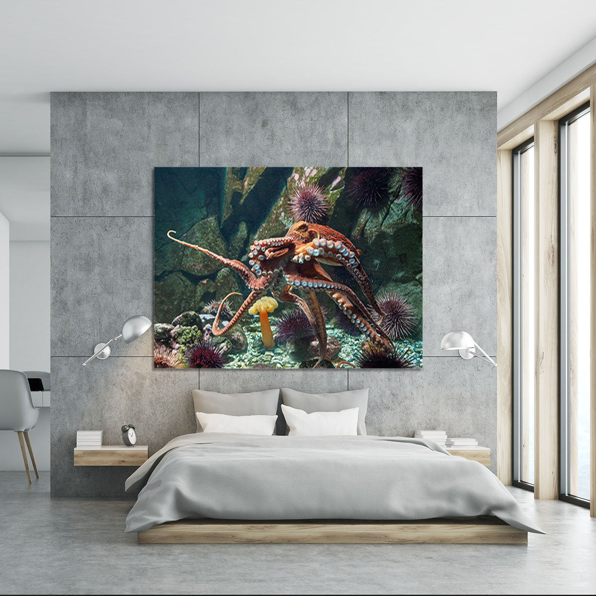 Giant Pacific octopus Canvas Print or Poster
