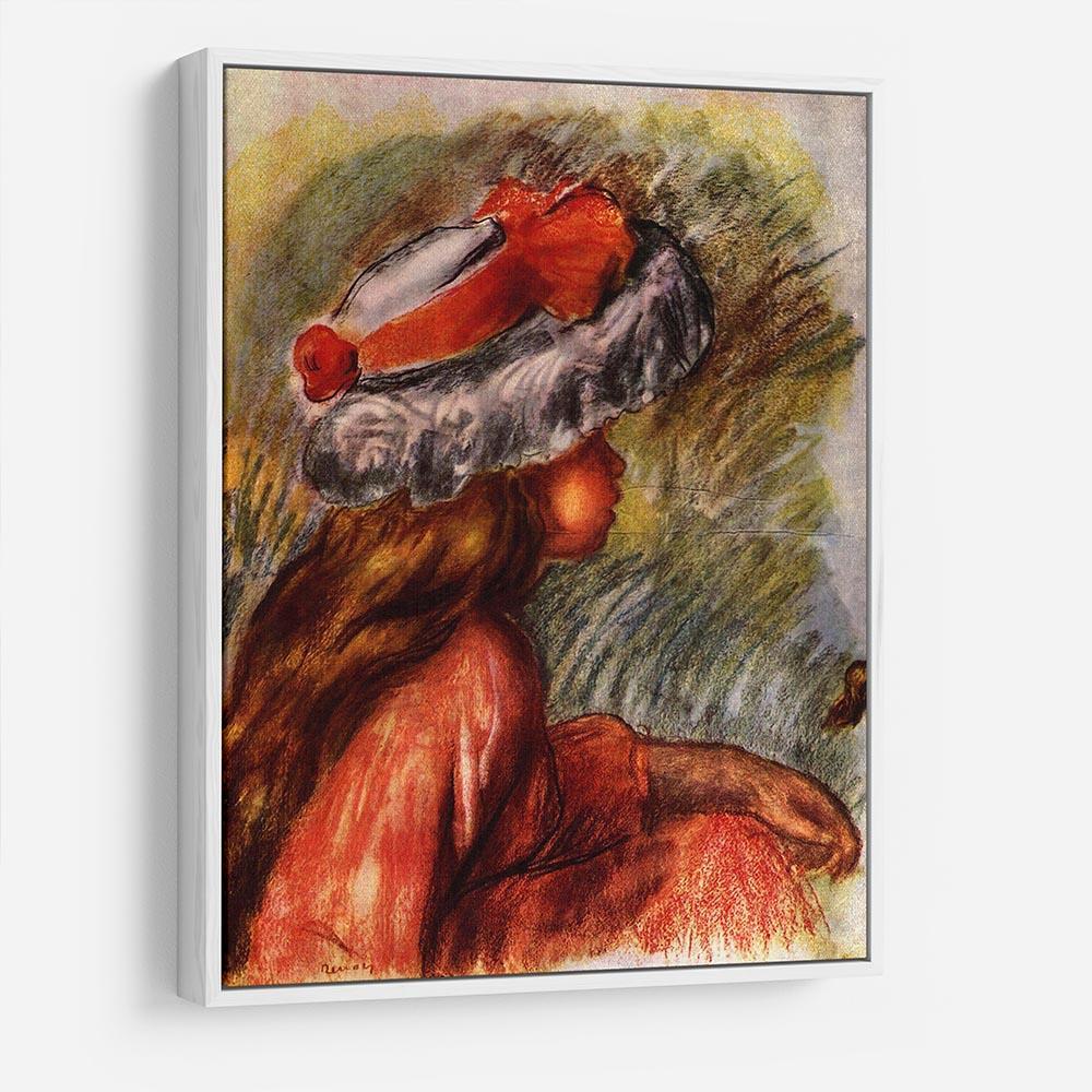 Girl head by Renoir HD Metal Print