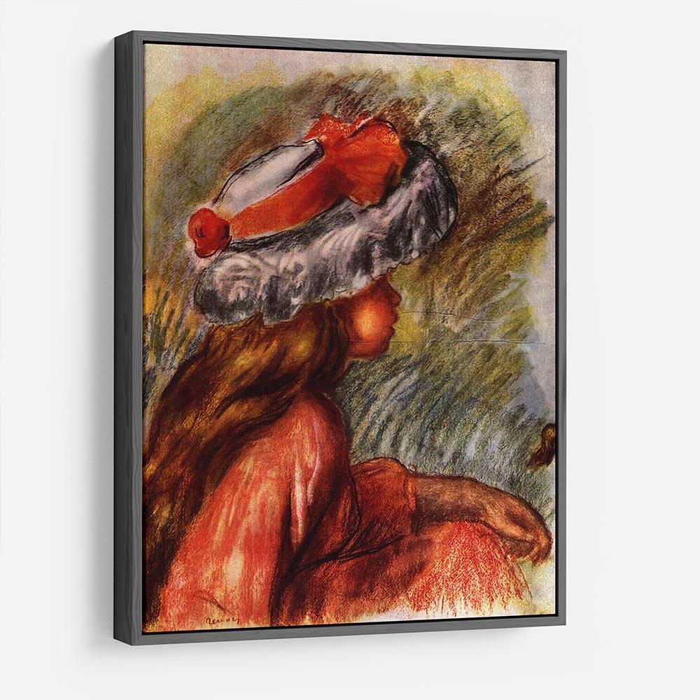 Girl head by Renoir HD Metal Print