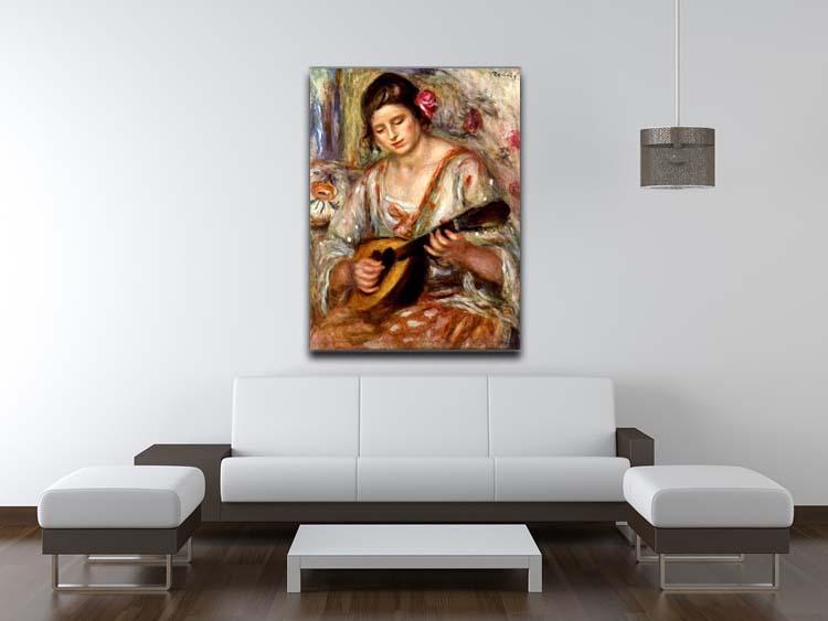 Girl with mandolin by Renoir Canvas Print or Poster - Canvas Art Rocks - 4