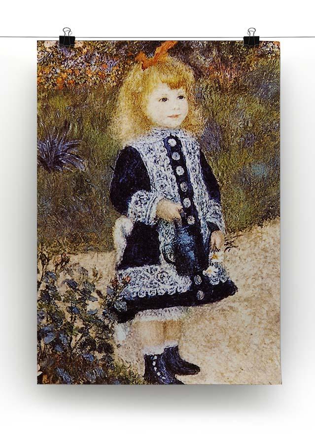 Girl with the Watering Can by Renoir Canvas Print or Poster - Canvas Art Rocks - 2