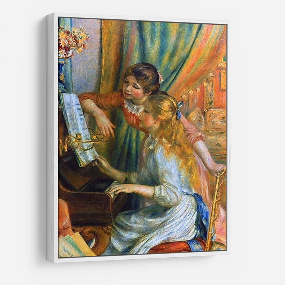 Girls at the Piano by Renoir HD Metal Print