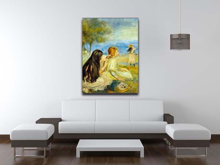 Girls by the Seaside by Renoir Canvas Print or Poster - Canvas Art Rocks - 4